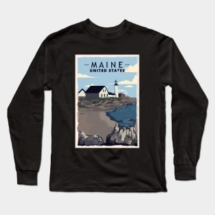 maine Long Sleeve T-Shirt